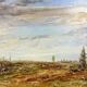 Boris Mitavski (1948): "La maison oubliée" pendant de 2 tableaux Russes