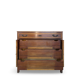 Commode de style Art Déco en bois de cerisier et noyer.
