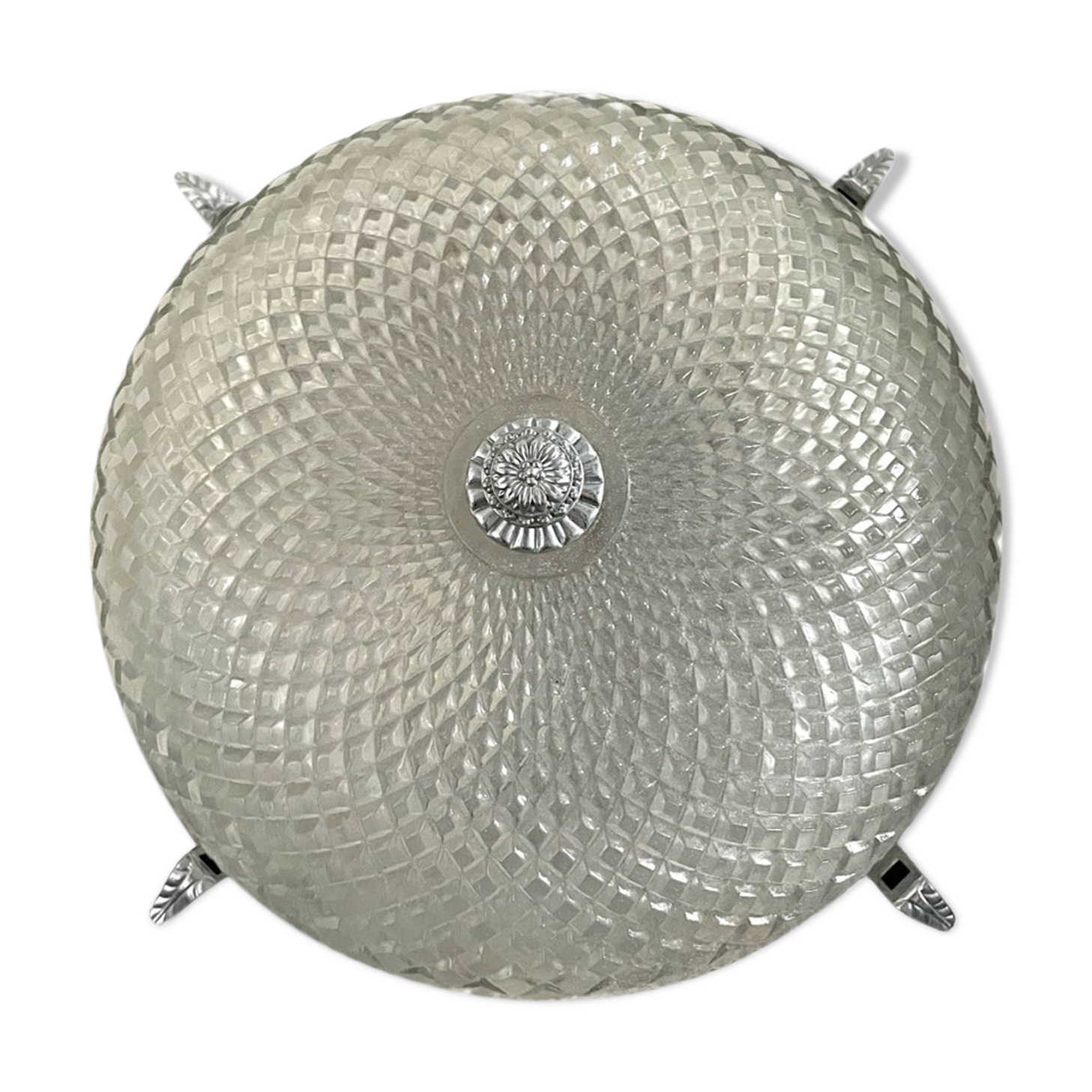 Chiseled glass ceiling lamp