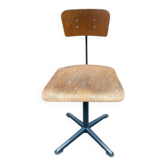 Vintage Friso Kramer adjustable workshop stool for Ahrend De Cirkel