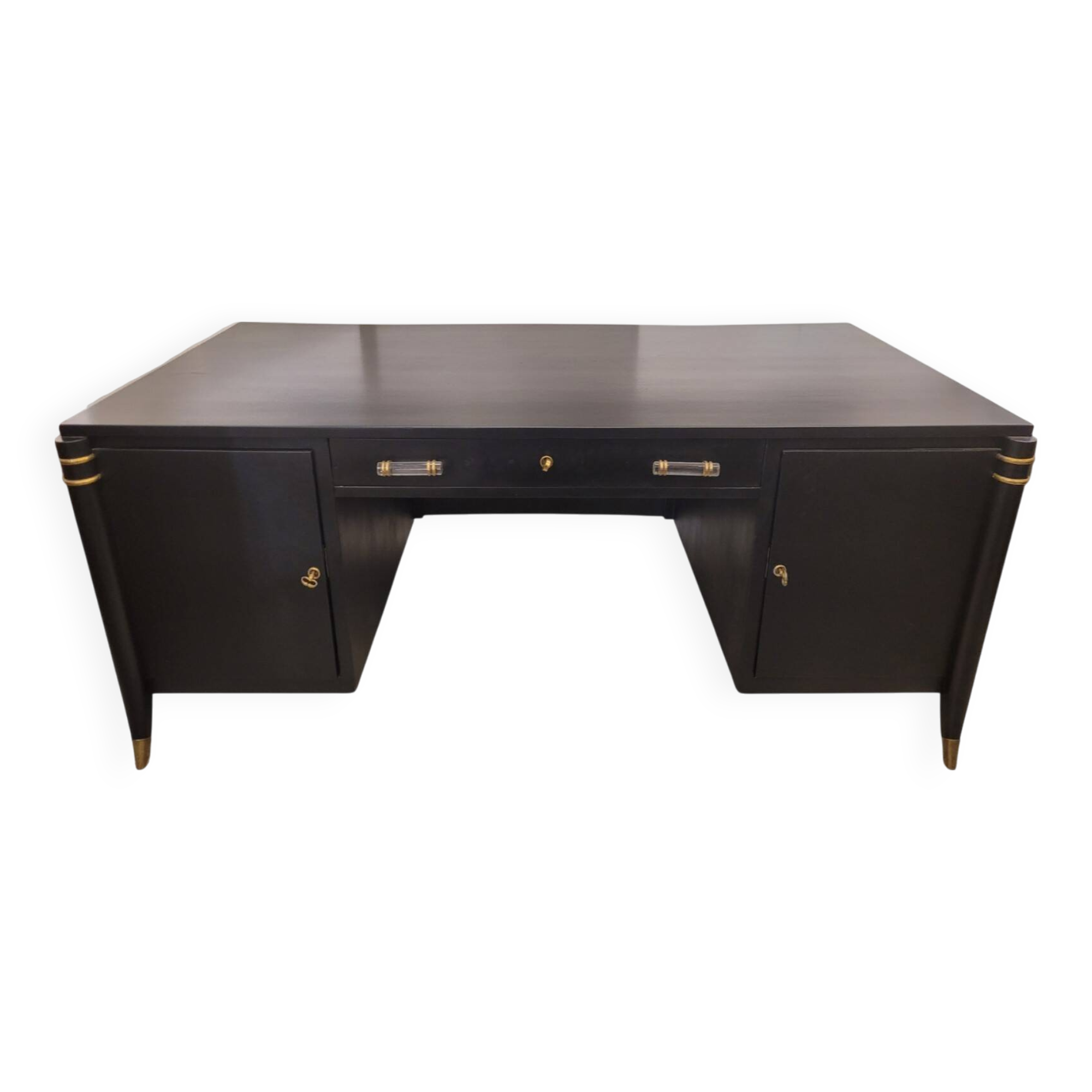 Escritorio o mesa de despacho Art Deco, after Léon & Maurice Jallot, 40´s,