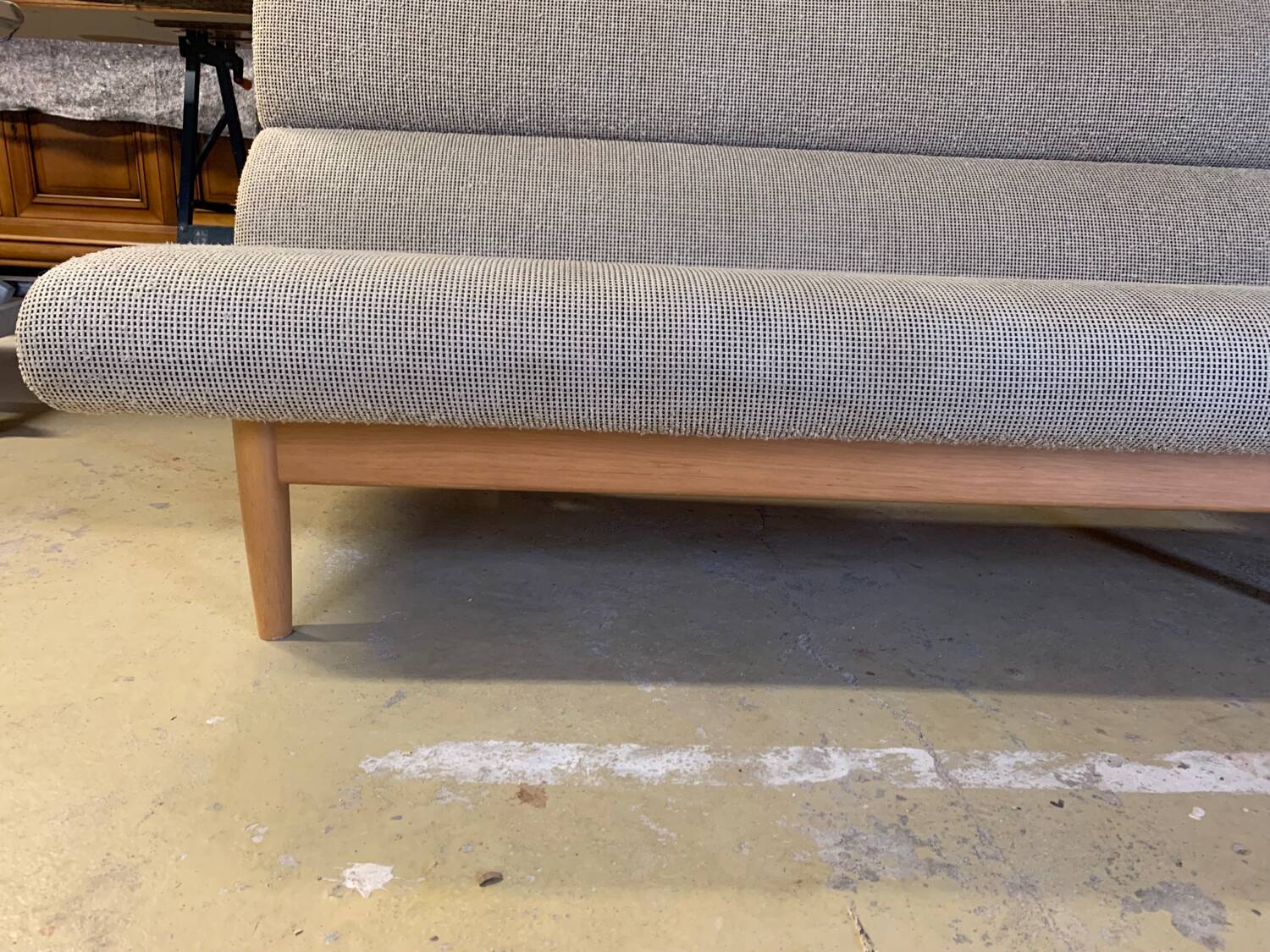 Vintage Scandinavian bench, Scandinavian teak sofa from the 60s, 70s