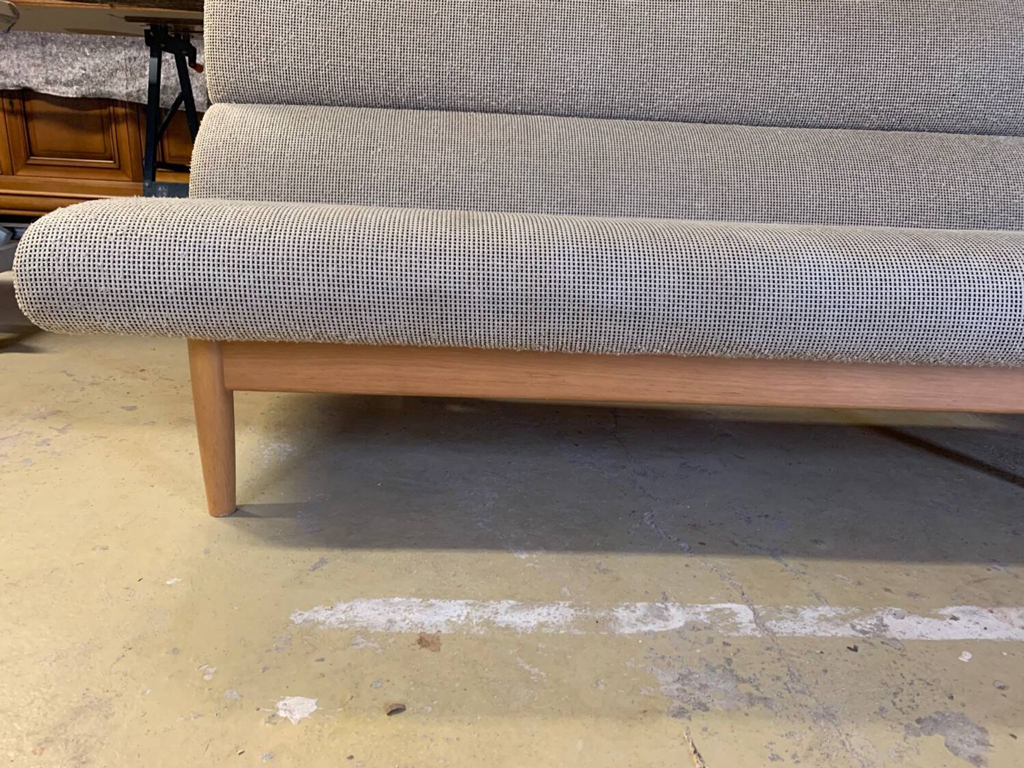 Vintage Scandinavian bench, Scandinavian teak sofa from the 60s, 70s
