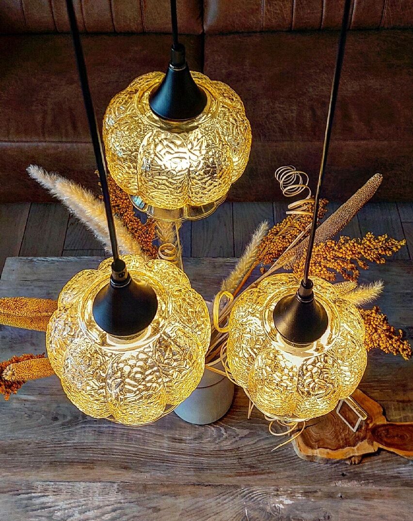 Suspension trio globe 70's