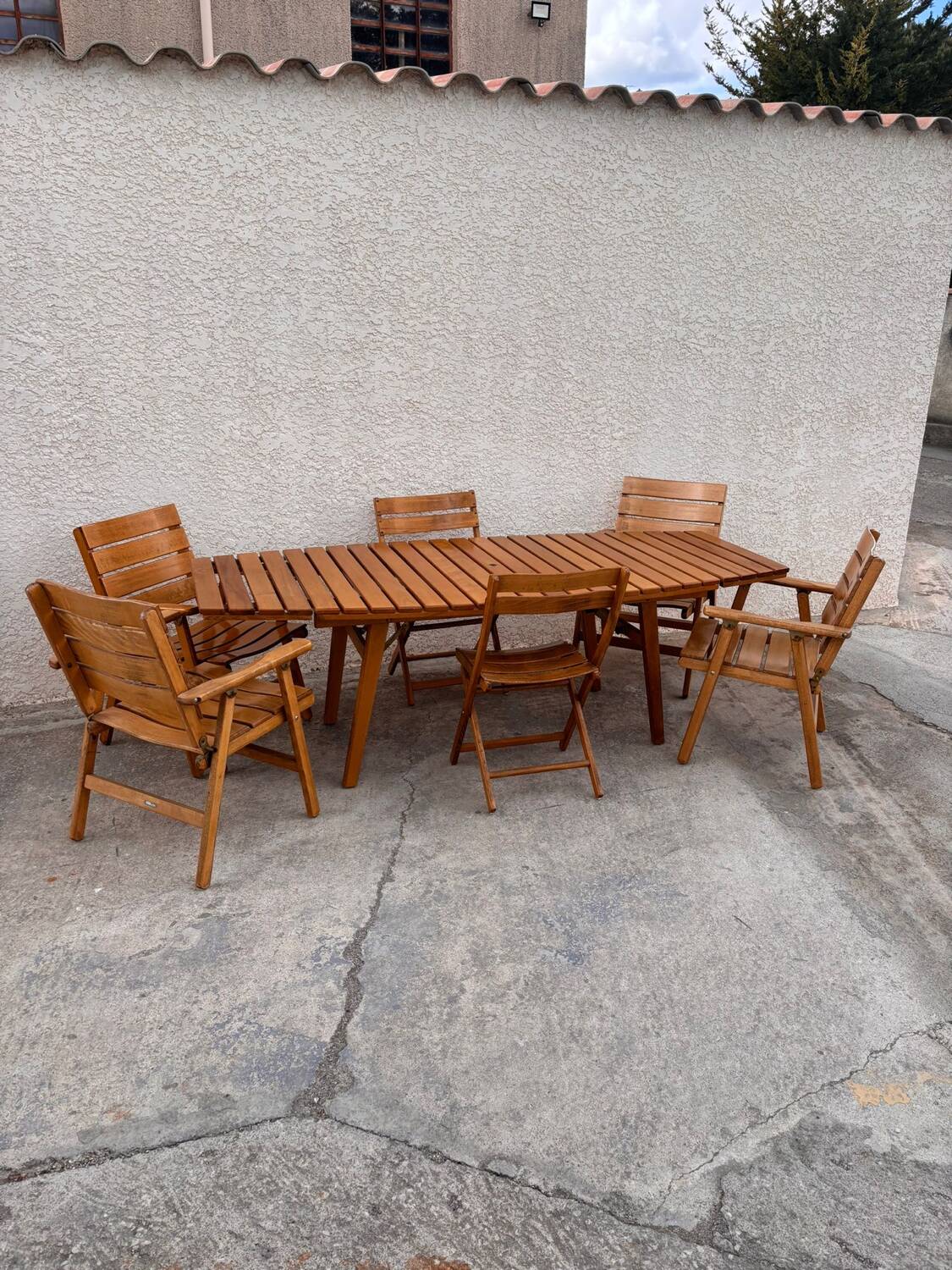 Sodibois wooden garden furniture (elm)