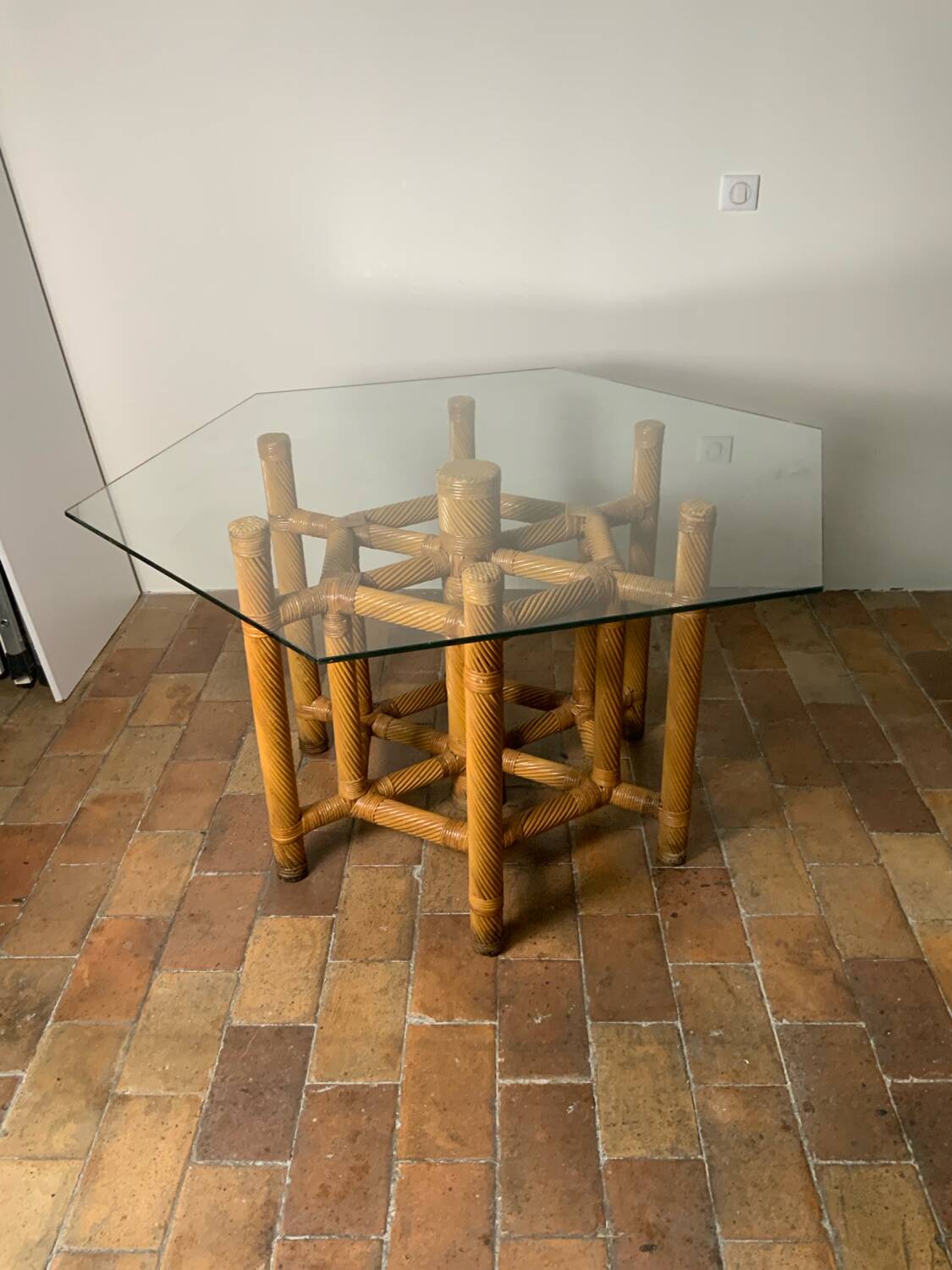Modern and organic dining table