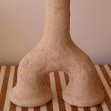 Raw tamegroat wabi sabi pottery sculpture