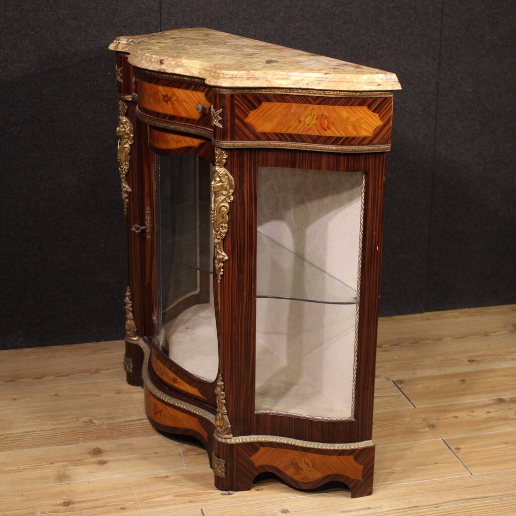 20th century French Napoleon III style inlaid sideboard