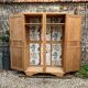 Parisian art deco wardrobe solid raw wood wardrobe
