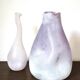 Satin-finished Italian art glass vase – Hand-blown glass, 20th century