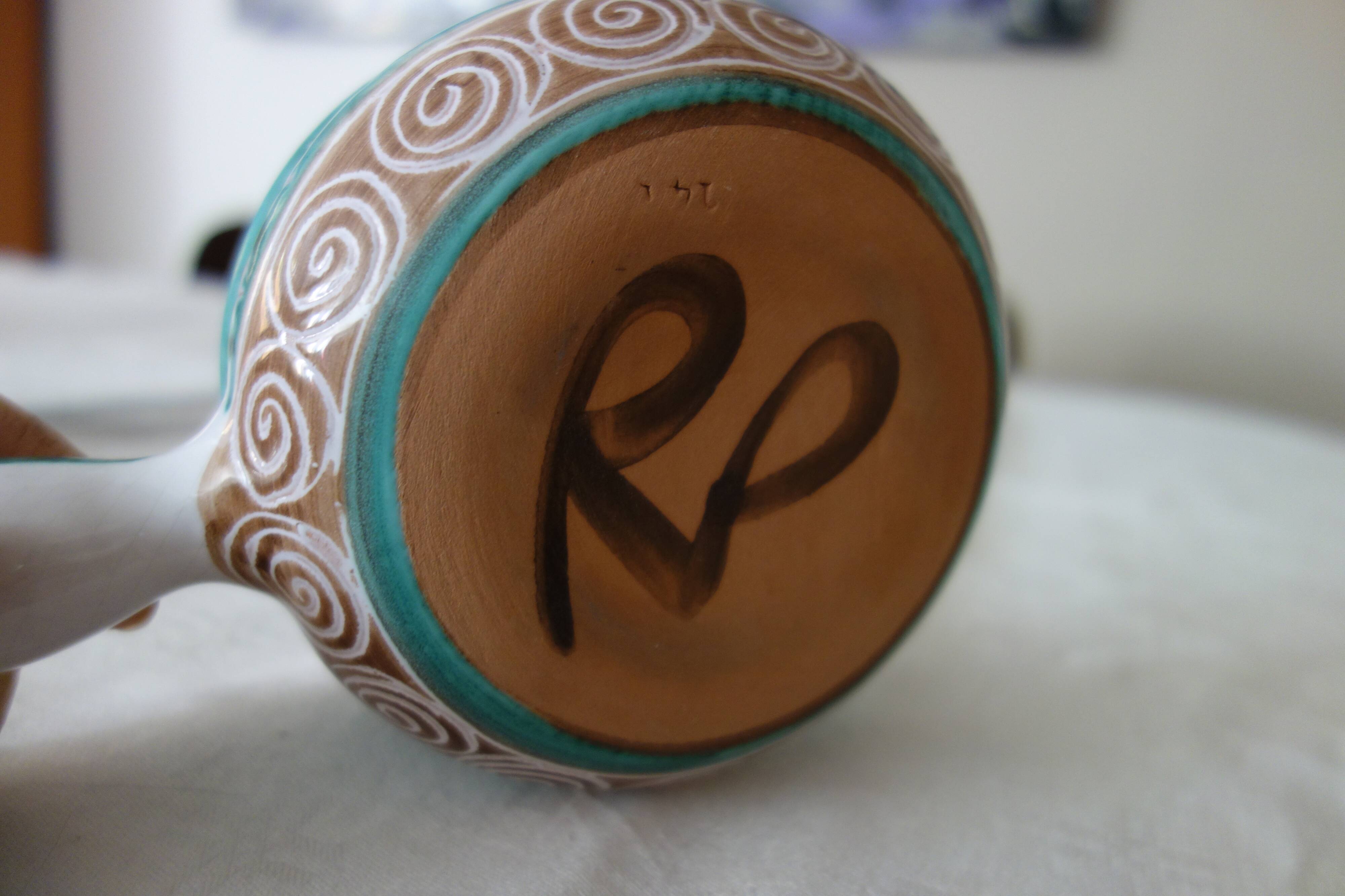 GLAZED CERAMIC POT BY ROBERT PICAULT 1960