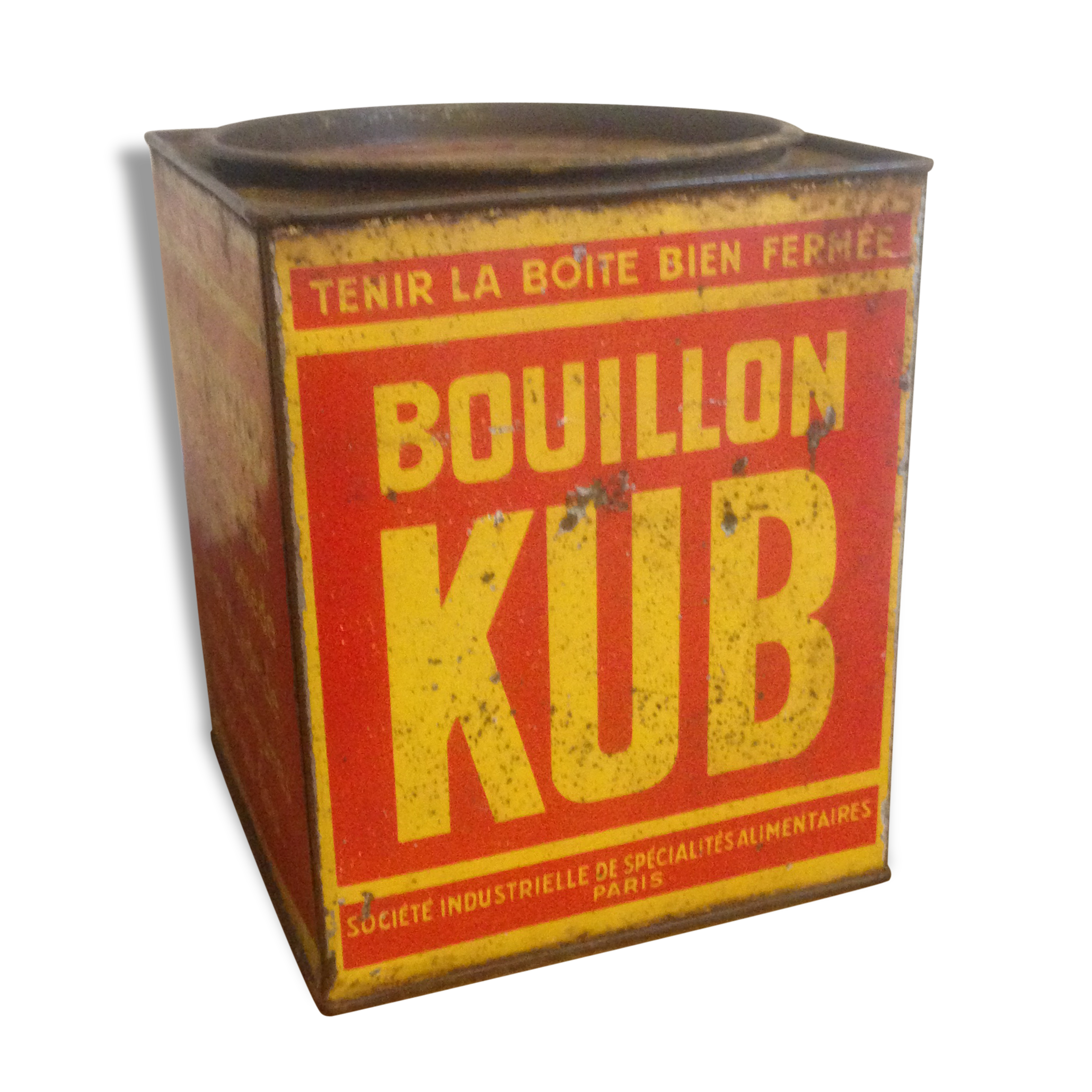 Boîte ancienne bouillon KUB MAGGI Selency