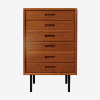 Danish mid century teak chest of drawers by Dyrlund