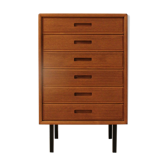 Danish mid century teak chest of drawers by Dyrlund
