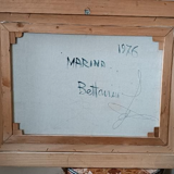 Oil painting on canvas - Marine - 1976 Lido Bettarini canvas 70x50 cm