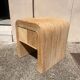 Vintage rattan bedside table from the 70s/80s