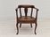 Scandinavian armchair, original condition, leather, oak wood, 1950s,