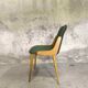 Chaise vintage vinyle vert