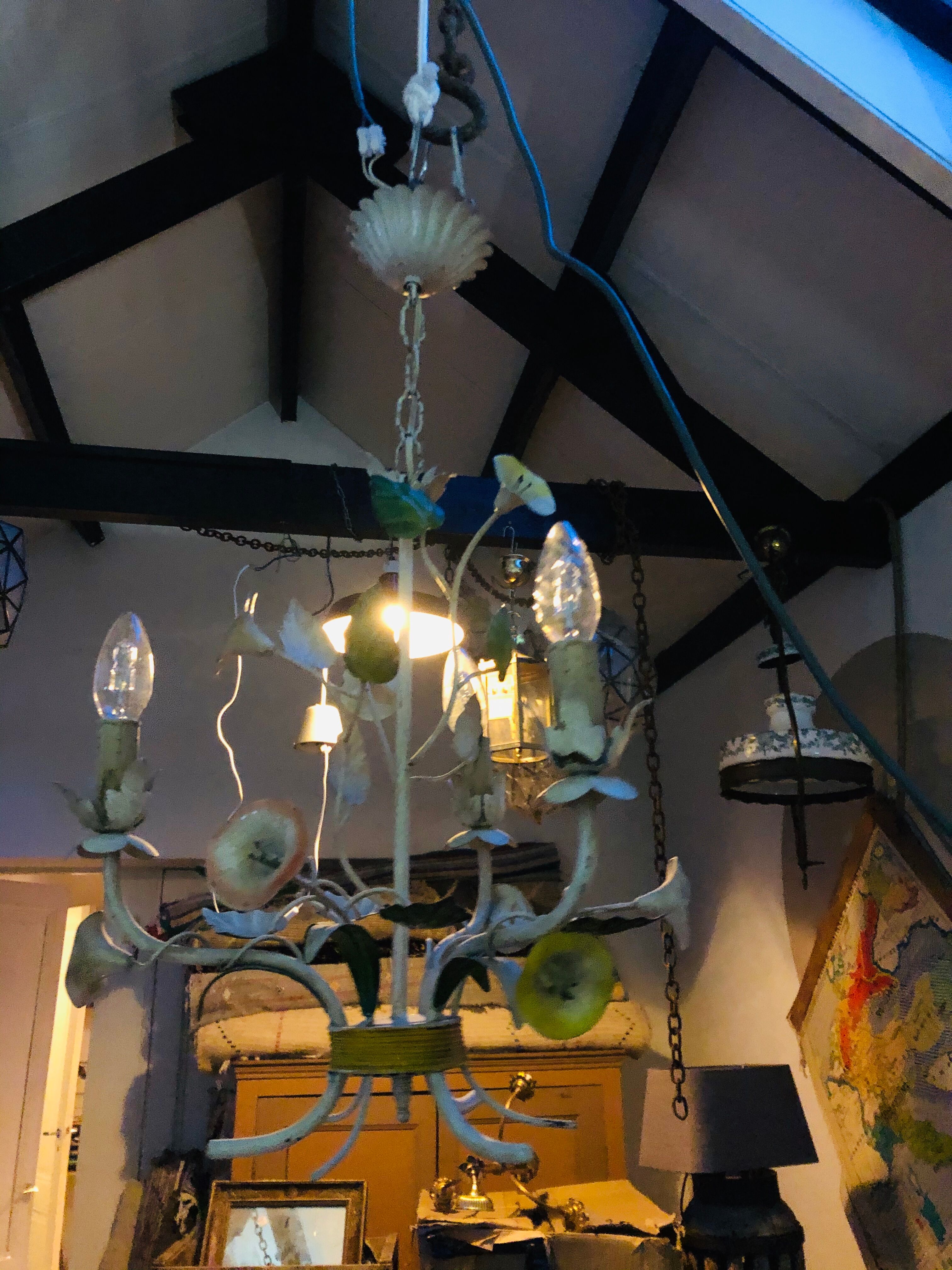 Italian luster flowers