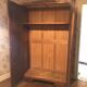 Armoire penderie chêne massif époque art déco