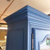 Blue bookcase