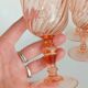 Verre rose torsade Luminarc rosaline
