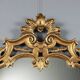 Miroir ancien en bois sculpté et doré, Italie, début XXe siècle