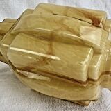 Antique Art Deco skyscraper ceiling chandelier