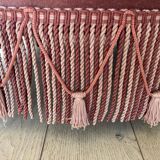 Pink velvet armchair