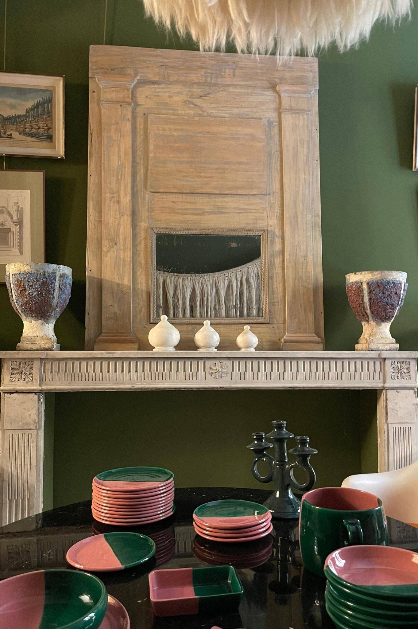 19th Century French Garden Cups