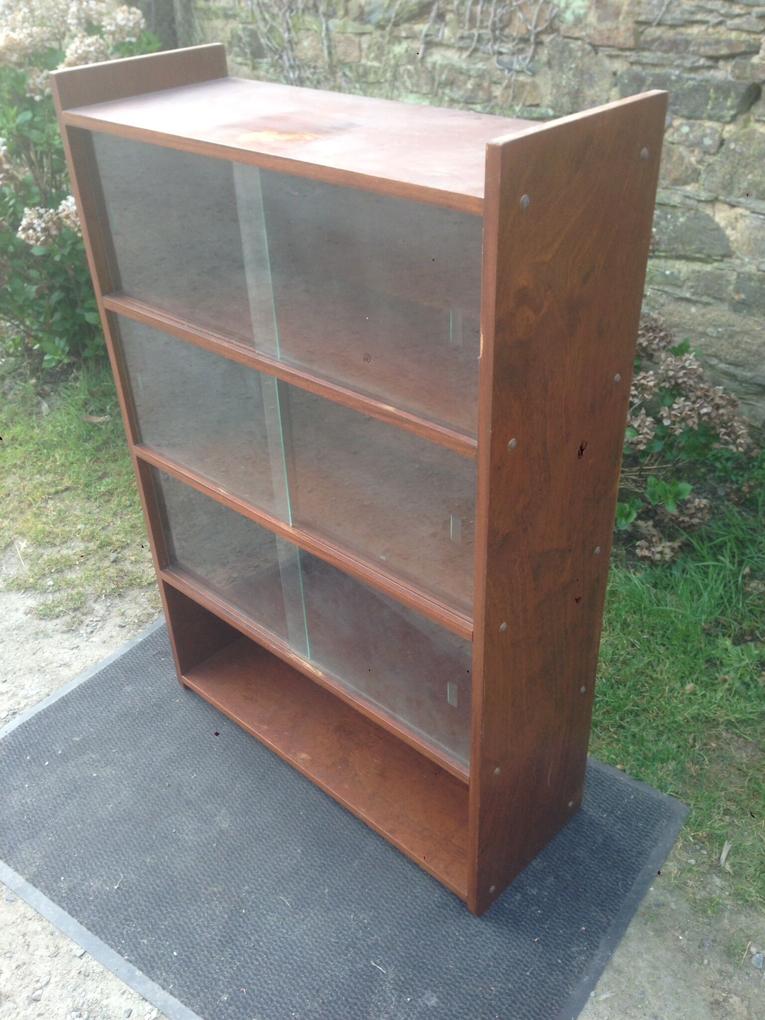 Vintage mahogany library