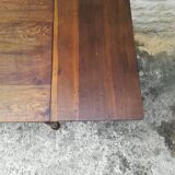 Oak farm table with two extensions