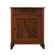 Burr wood cabinet, solid wood, Danish design, 1960s