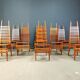 Postmodern 'Calcar' dining chairs by Benoit Lange, 1990s