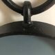 Large Brutalist Wrought Iron Mirror