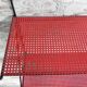 Steel wall rack with 2 shelves by Tjerk Reijenga perforated for Pilastro