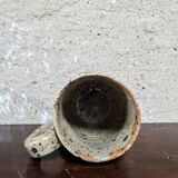Set of 6 stoneware cups and a pitcher