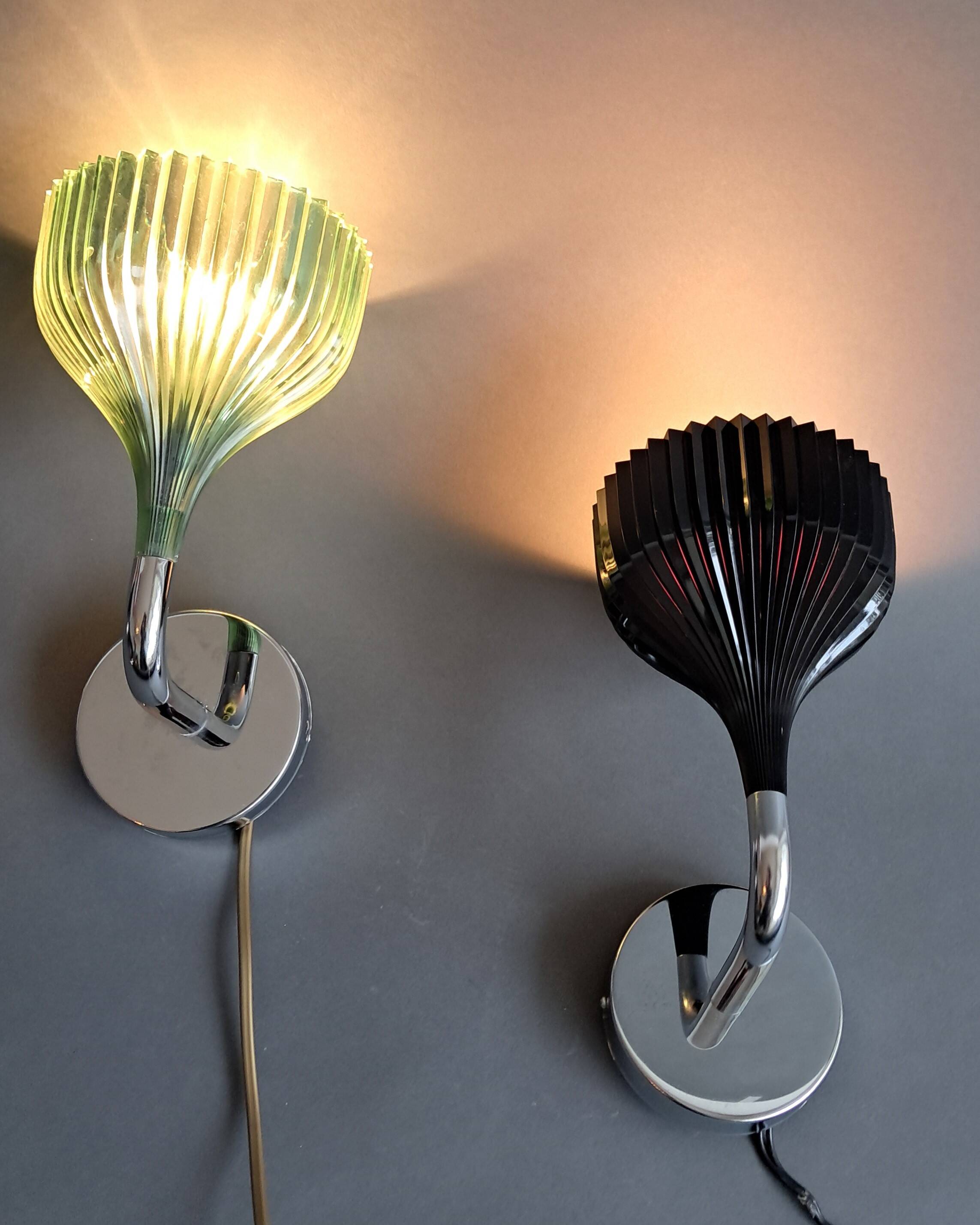 Paire d'appliques "E" par Ferruccio Laviani pour Kartell