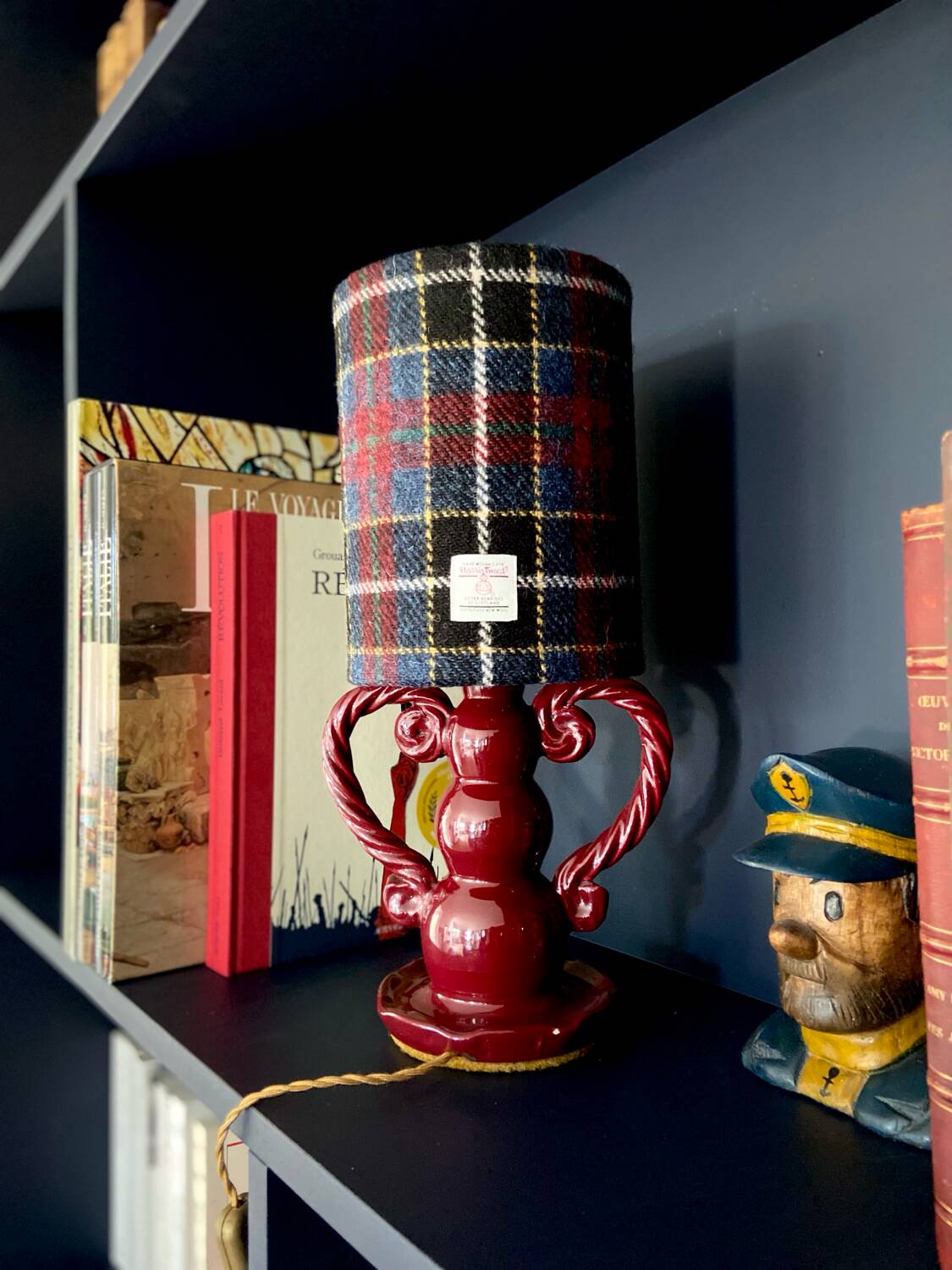 Ceramic "Tartan" lamp - 1960.