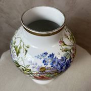 Paire de vases porcelaine de Paris