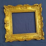 Montparnasse frame gilded carved wood foliage 22 cm x 21 cm