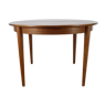 Table teck H. Walter Klein pour Samcom scandinave ronde et extensible