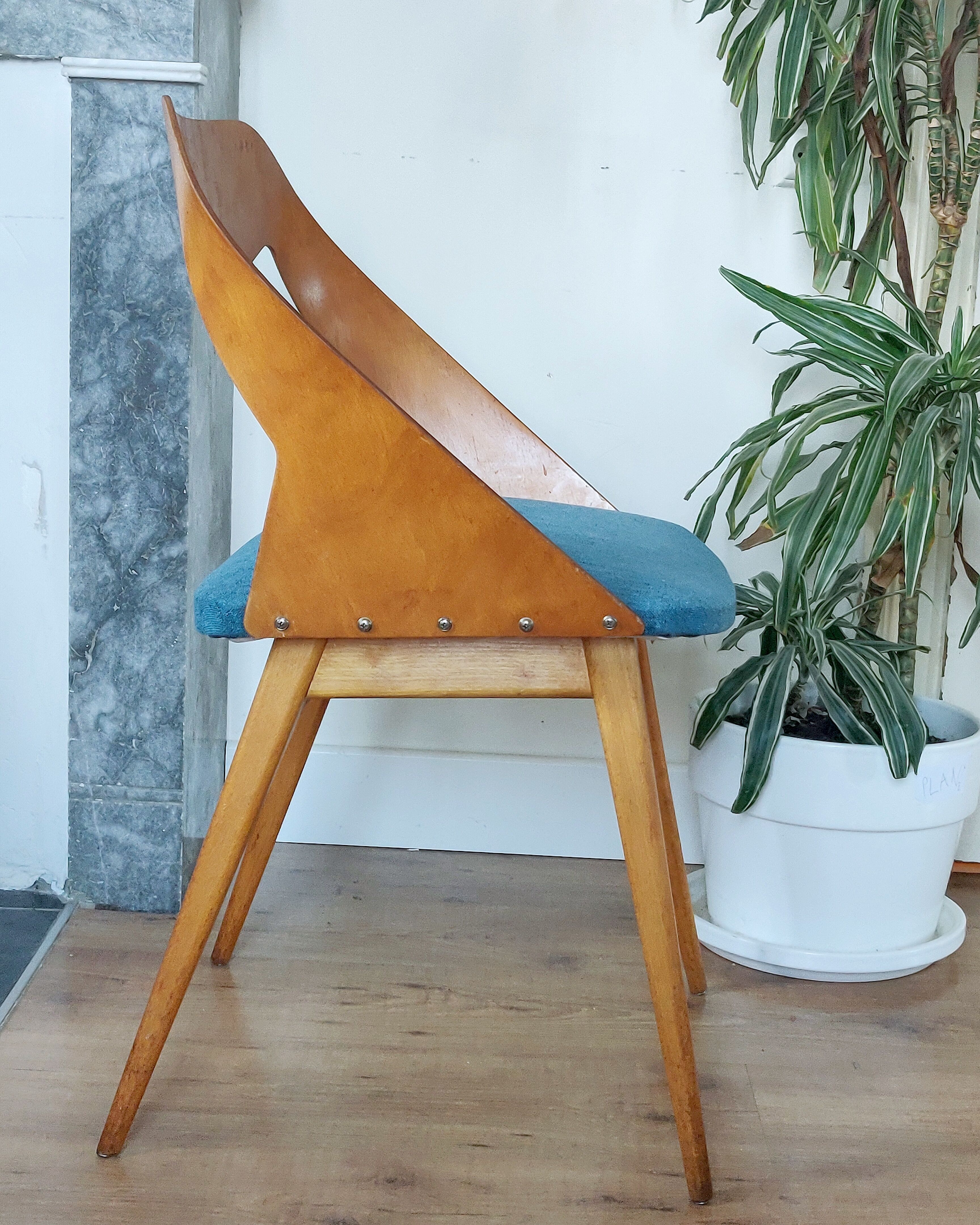 Louis Paolozzi chair restored