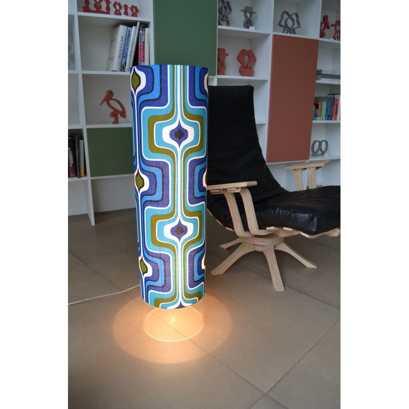 Lamp'tub vintage Aquaman fabric salon lamp 70