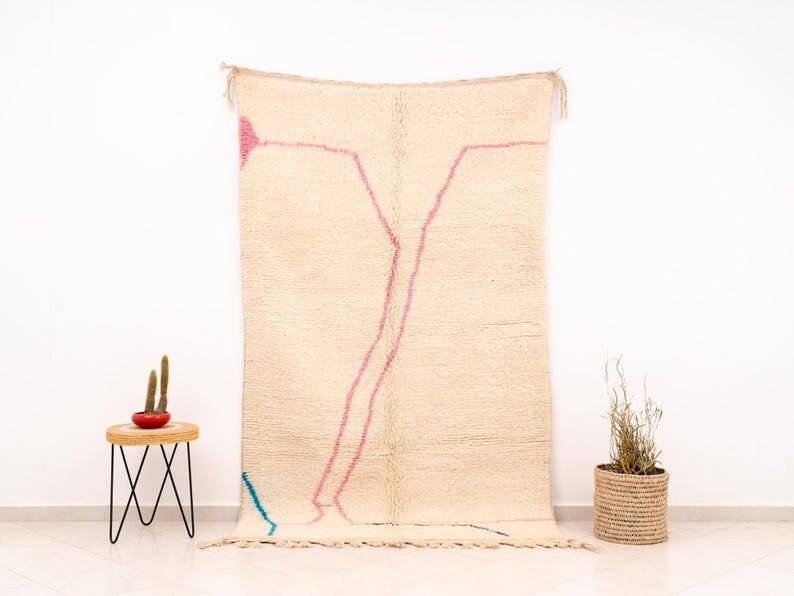 Handmade Moroccan blessed rug, 150 x 250 cm