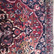 Large antique Persian carpet Bakhtiar handmade 210x327