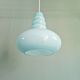 Suspension Space Age en opaline bleue, Peill & Putzler, 1970