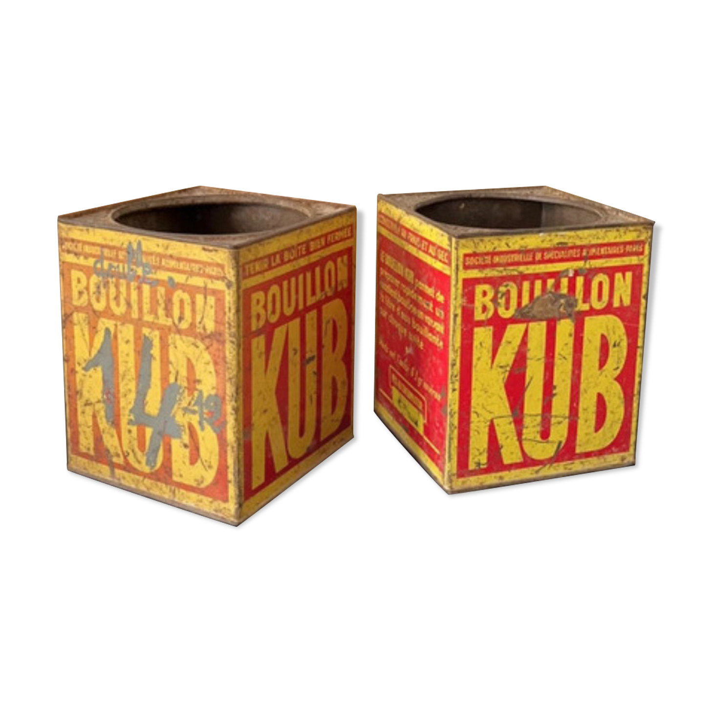 2 KUB metal boxes