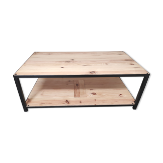 Industrial coffee table