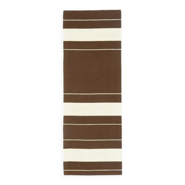 Tapis coureur kilim en laine et coton turc vintage noué à la main 60x176